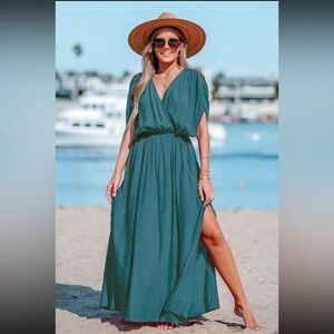 CUPSHE Surplice Neck Maxi Dress BRAND NEW never used medium